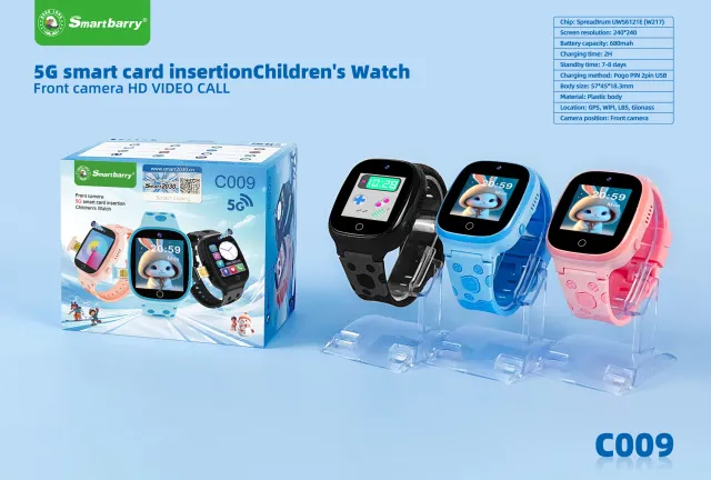 Smartberry C009 Kids 5G Smart Watch Pink and Blue Colors